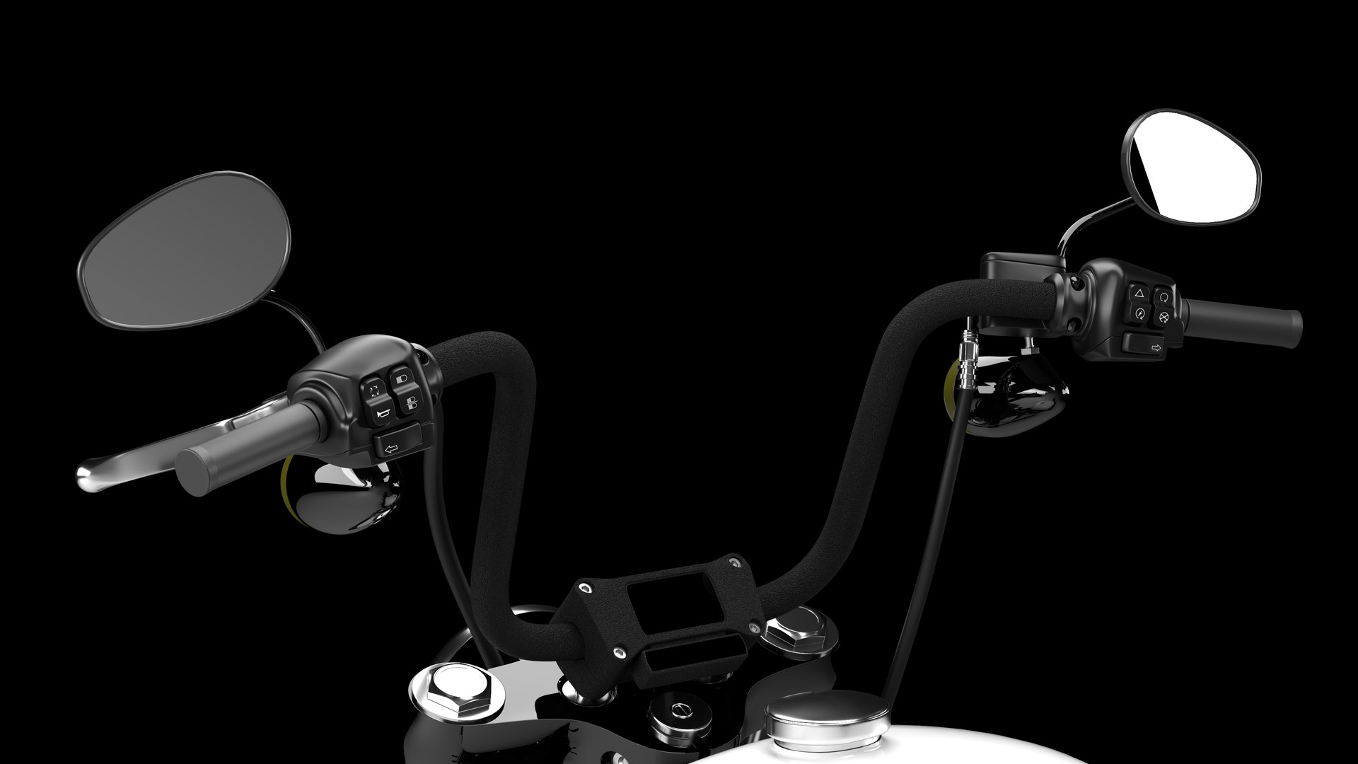 Harley Davidson Street Bob 2021 3D Model (Stone Washed White Pearl)