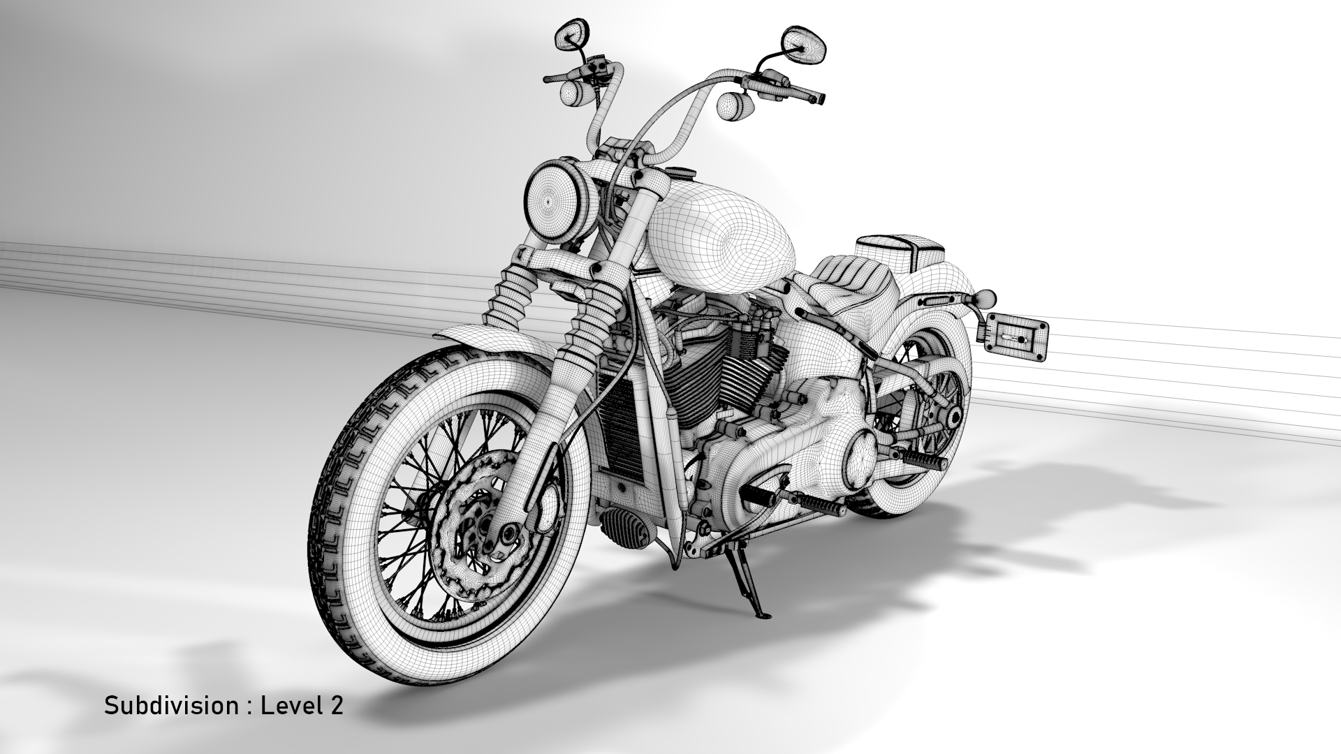 Harley Davidson Street Bob 2021 3D Model (All Colors)