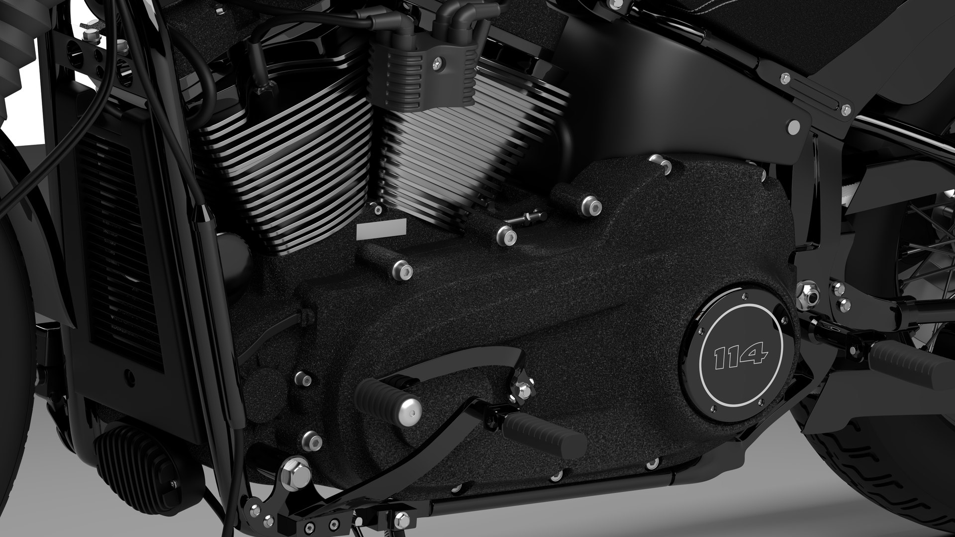 Harley Davidson Street Bob 2021 3D Model (All Colors)