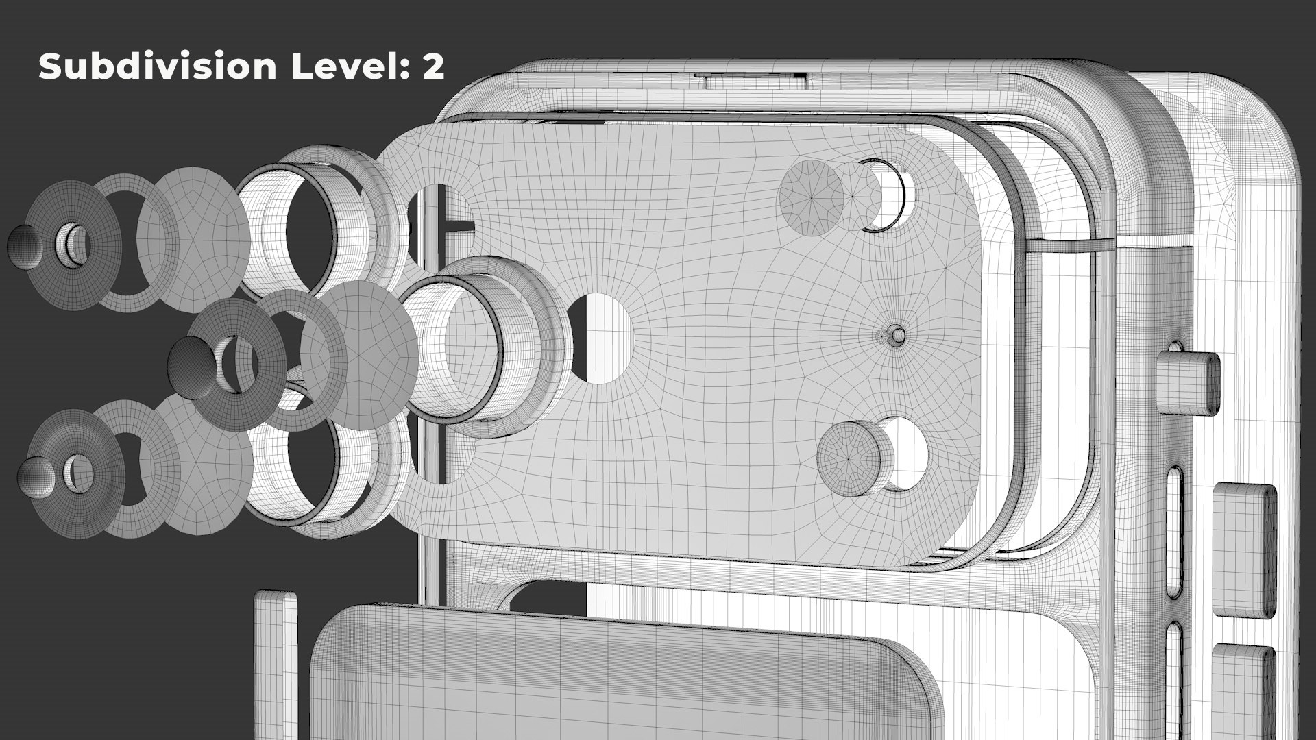 Apple iPhone 17 Pro Max 3D Model Silver