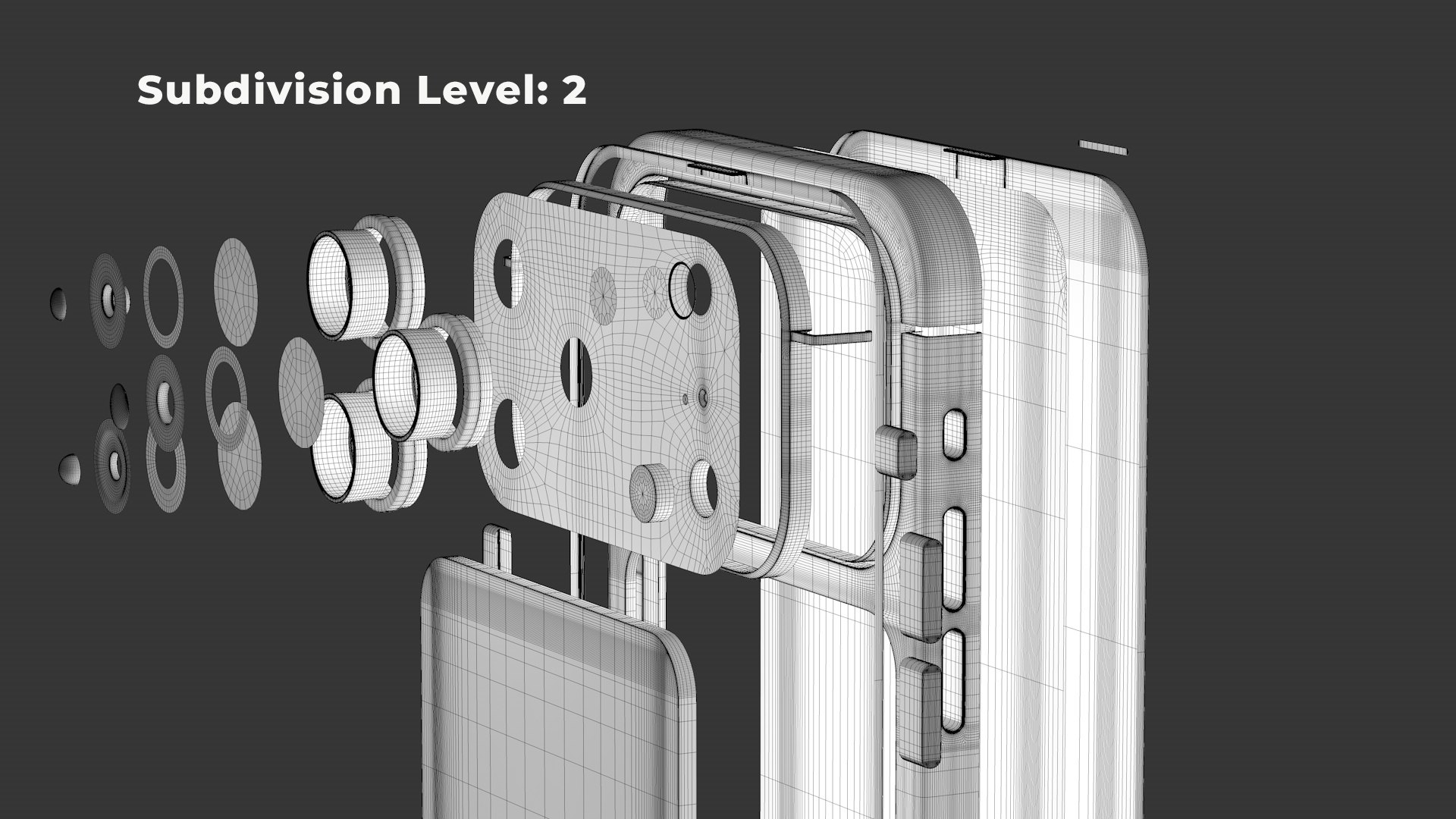 Apple iPhone 17 Pro Max 3D Model Silver