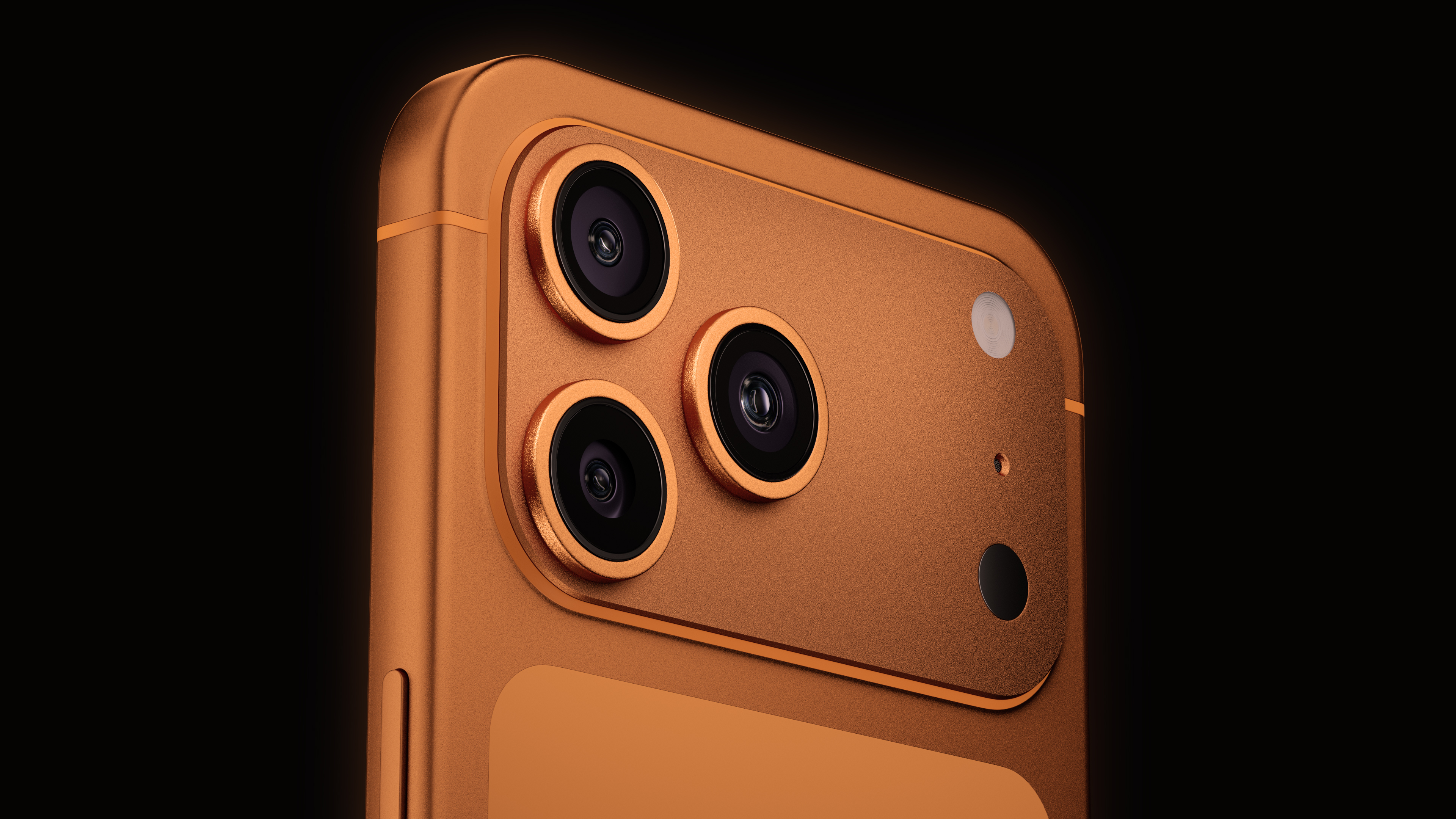 Apple iPhone 17 Pro Max 3D Model Cosmic Orange