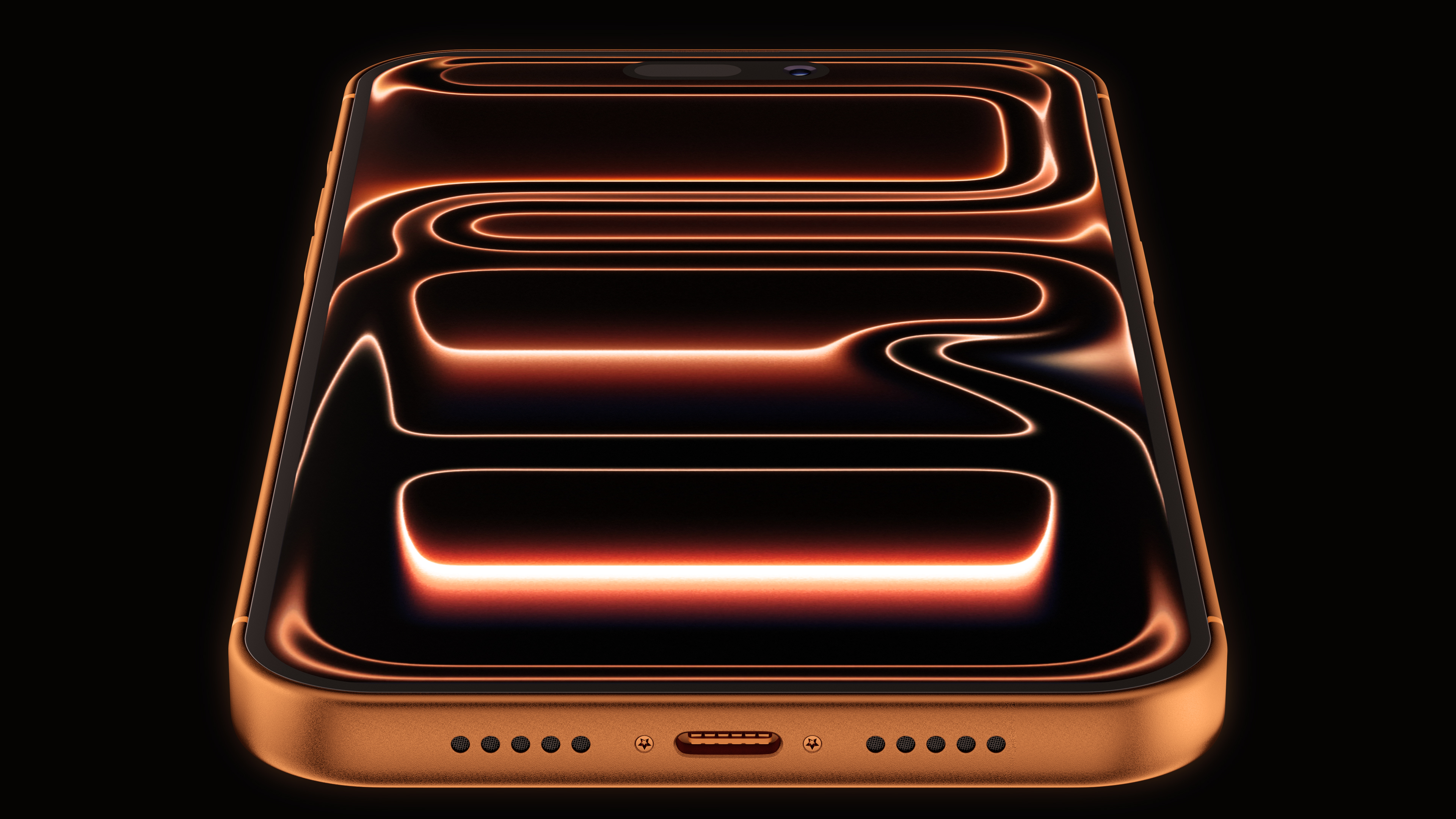 Apple iPhone 17 Pro Max 3D Model Cosmic Orange
