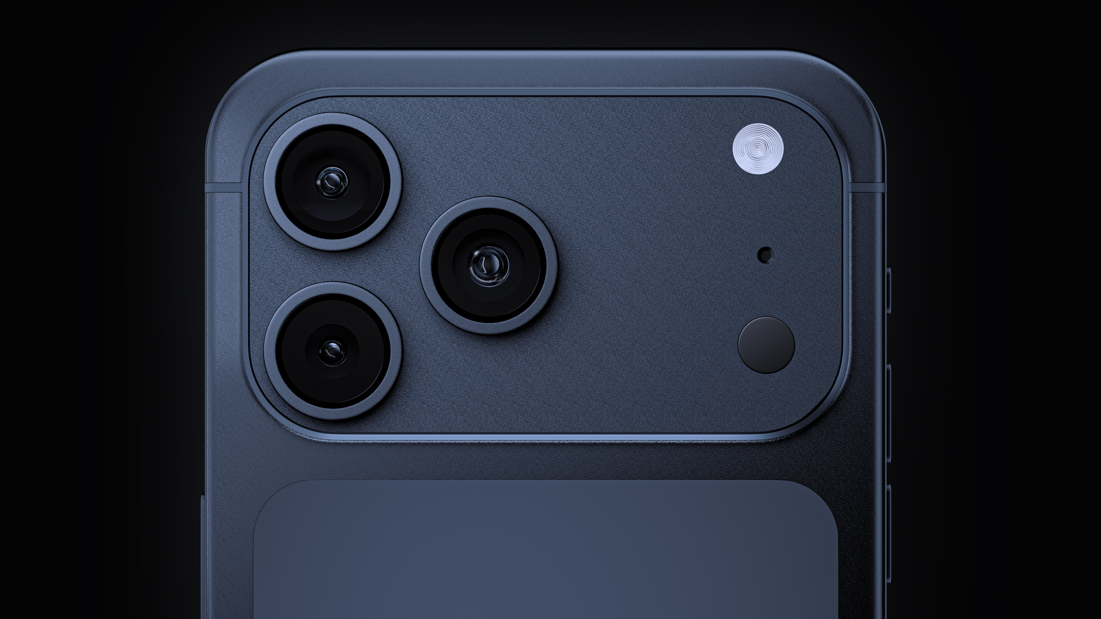 Apple iPhone 17 Pro Max 3D Model Deep Blue