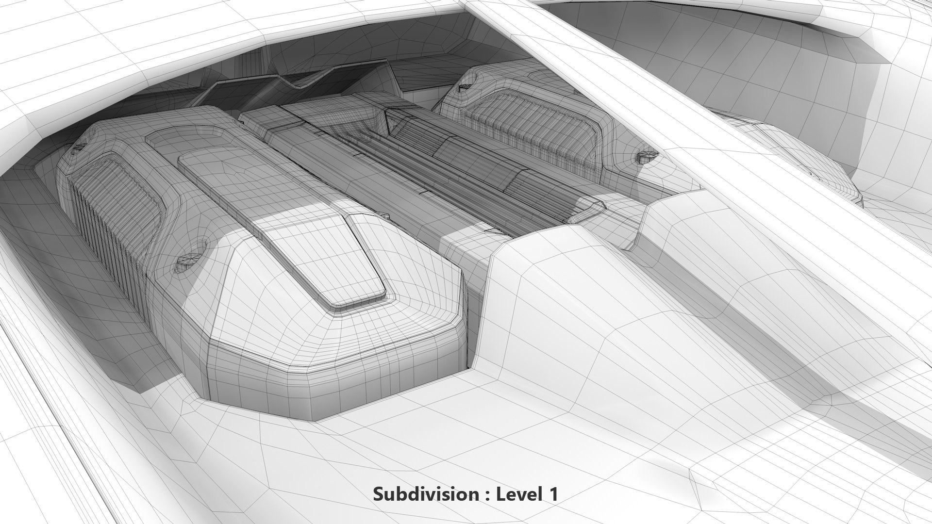 Bugatti Chiron Sport 3D Model 2021 Black