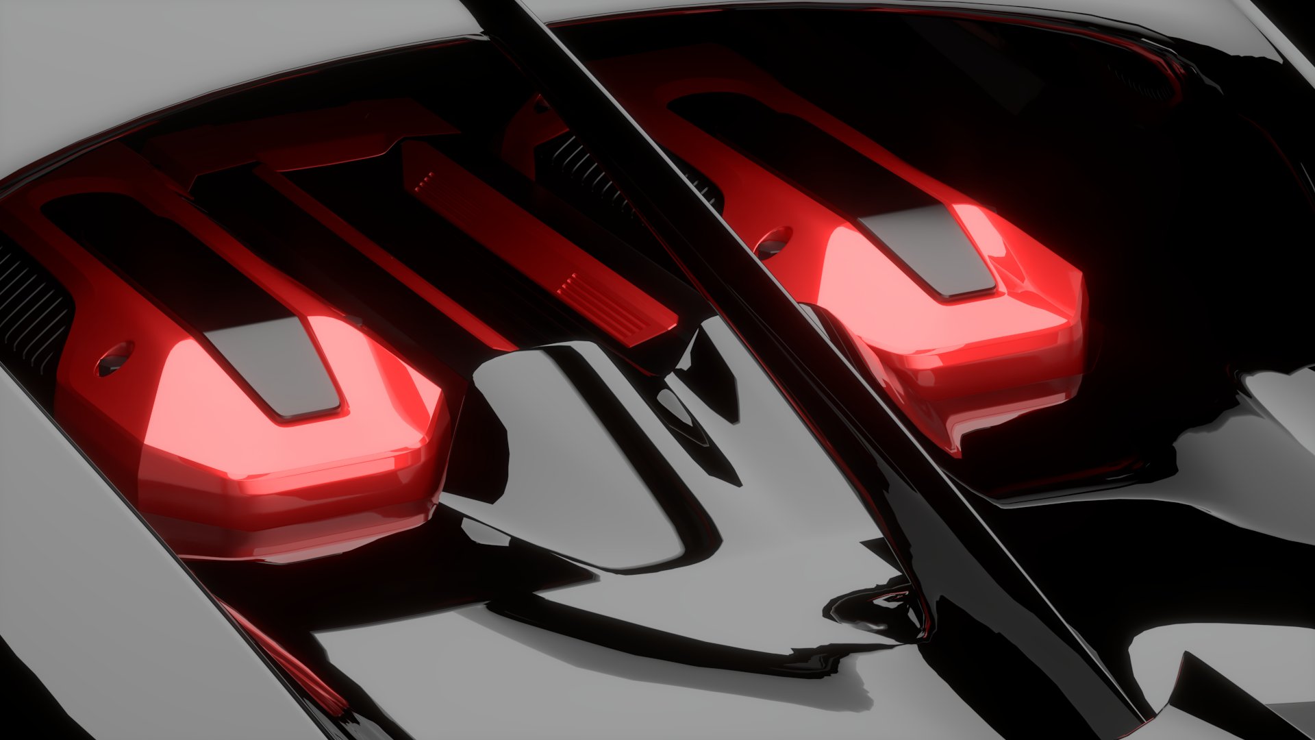 Bugatti Chiron Sport 3D Model 2021 Red