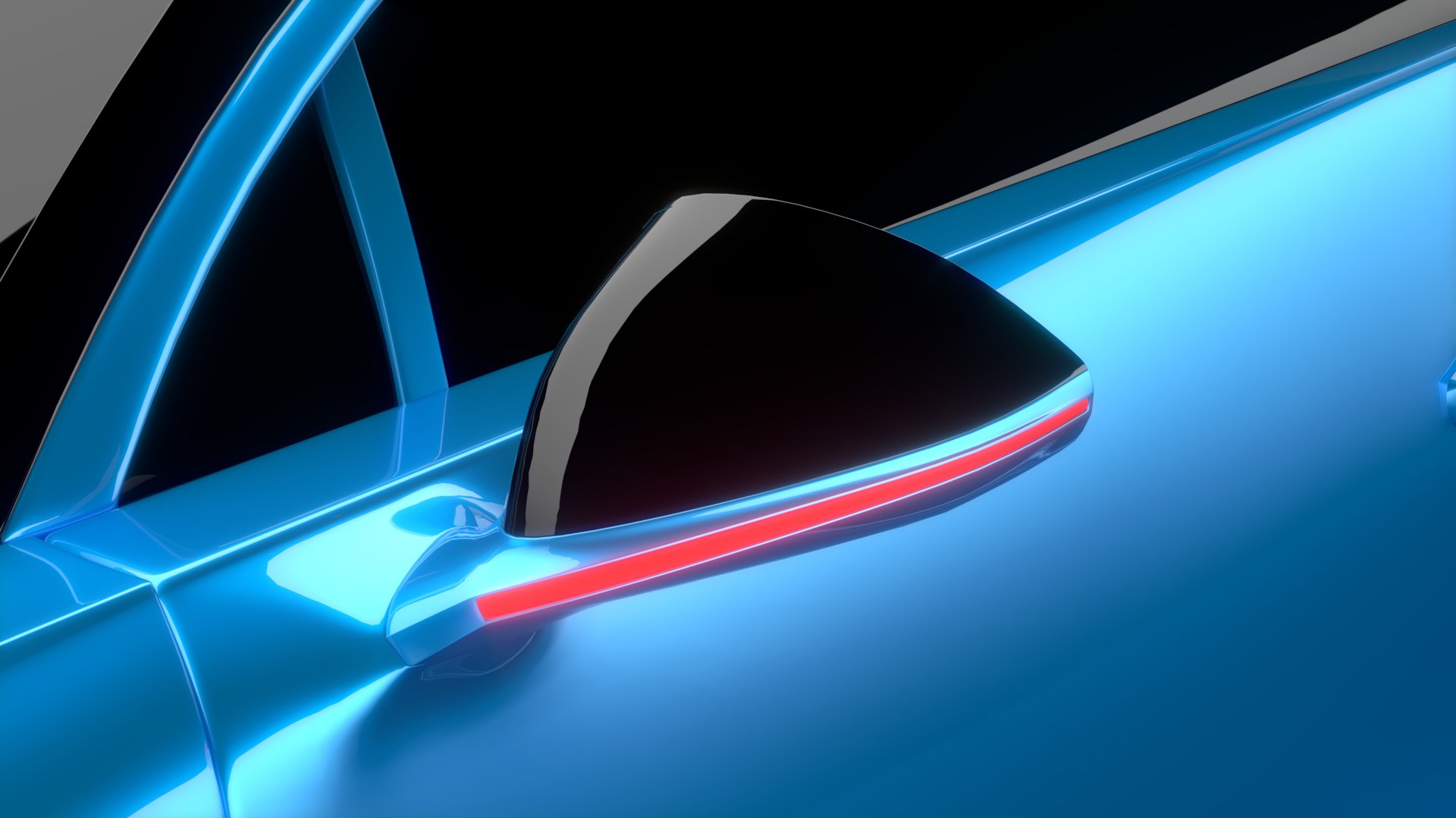 Bugatti Chiron Sport 3D Model 2021 Blue