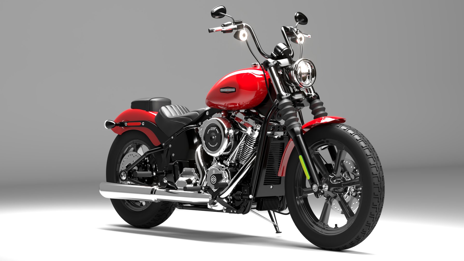 Harley Davidson Street Bob 2026 3D Model Collection (All Color)