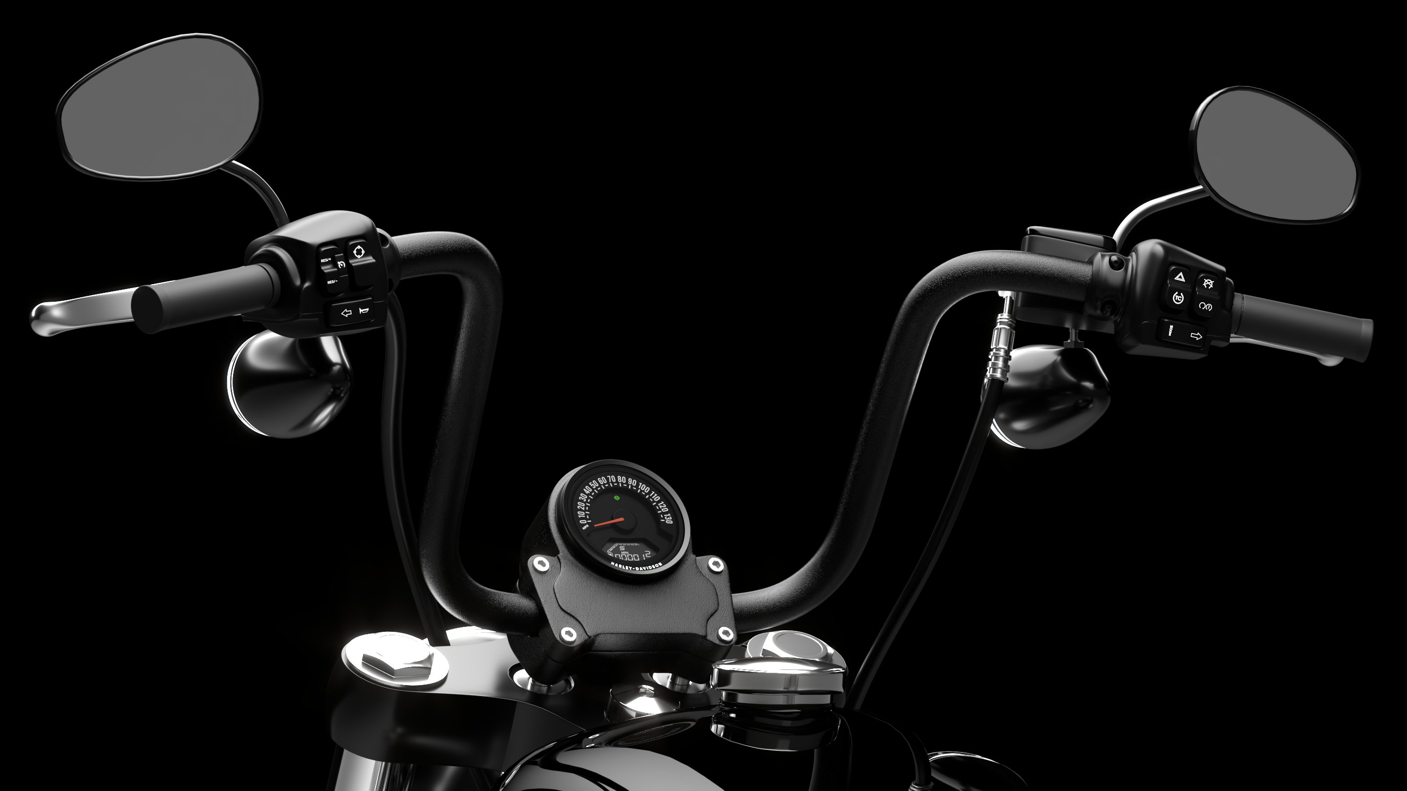 Harley Davidson Street Bob 2026 3D Model Collection (All Color)