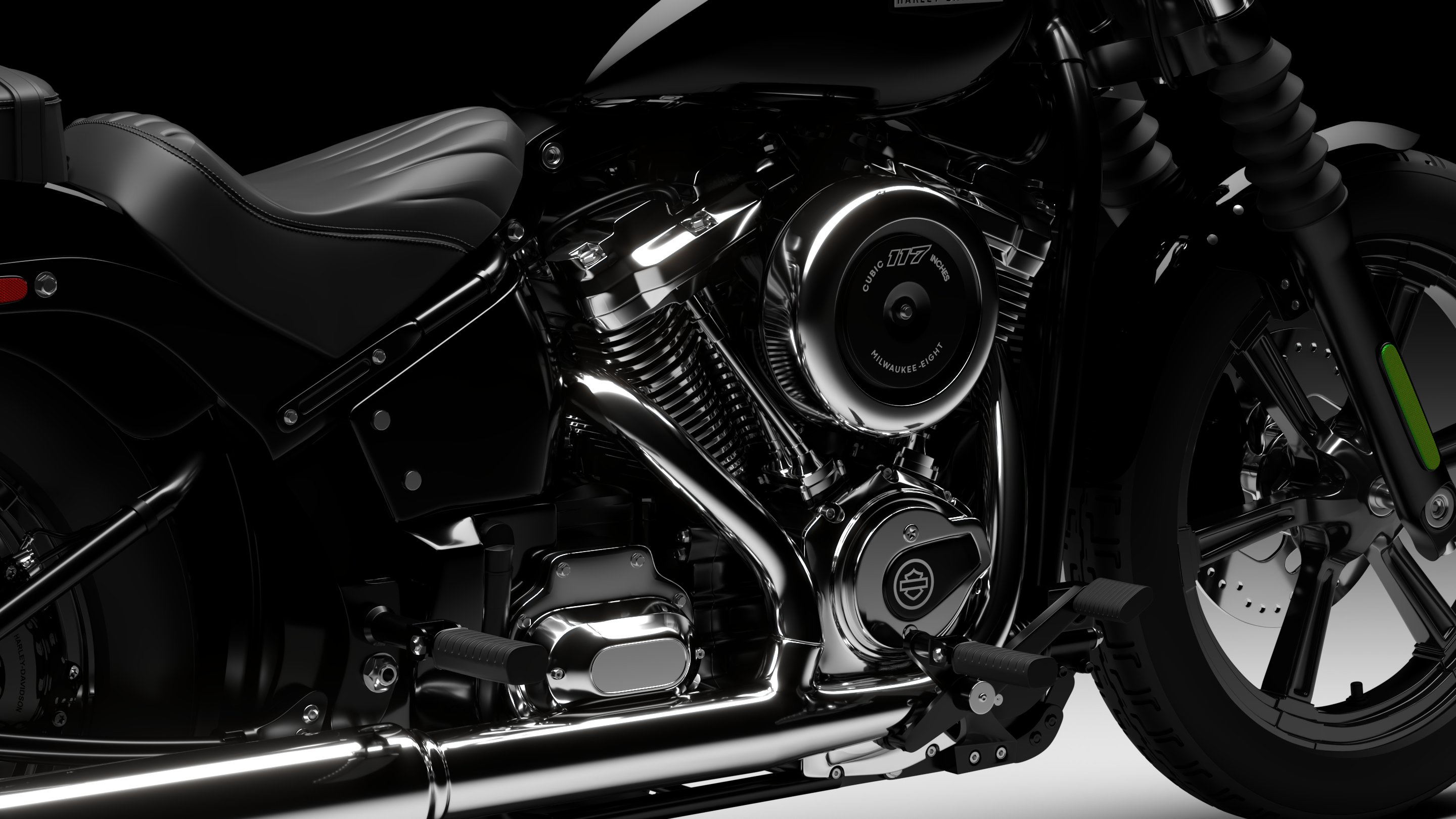 Harley Davidson Street Bob 2026 3D Model Collection (All Color)