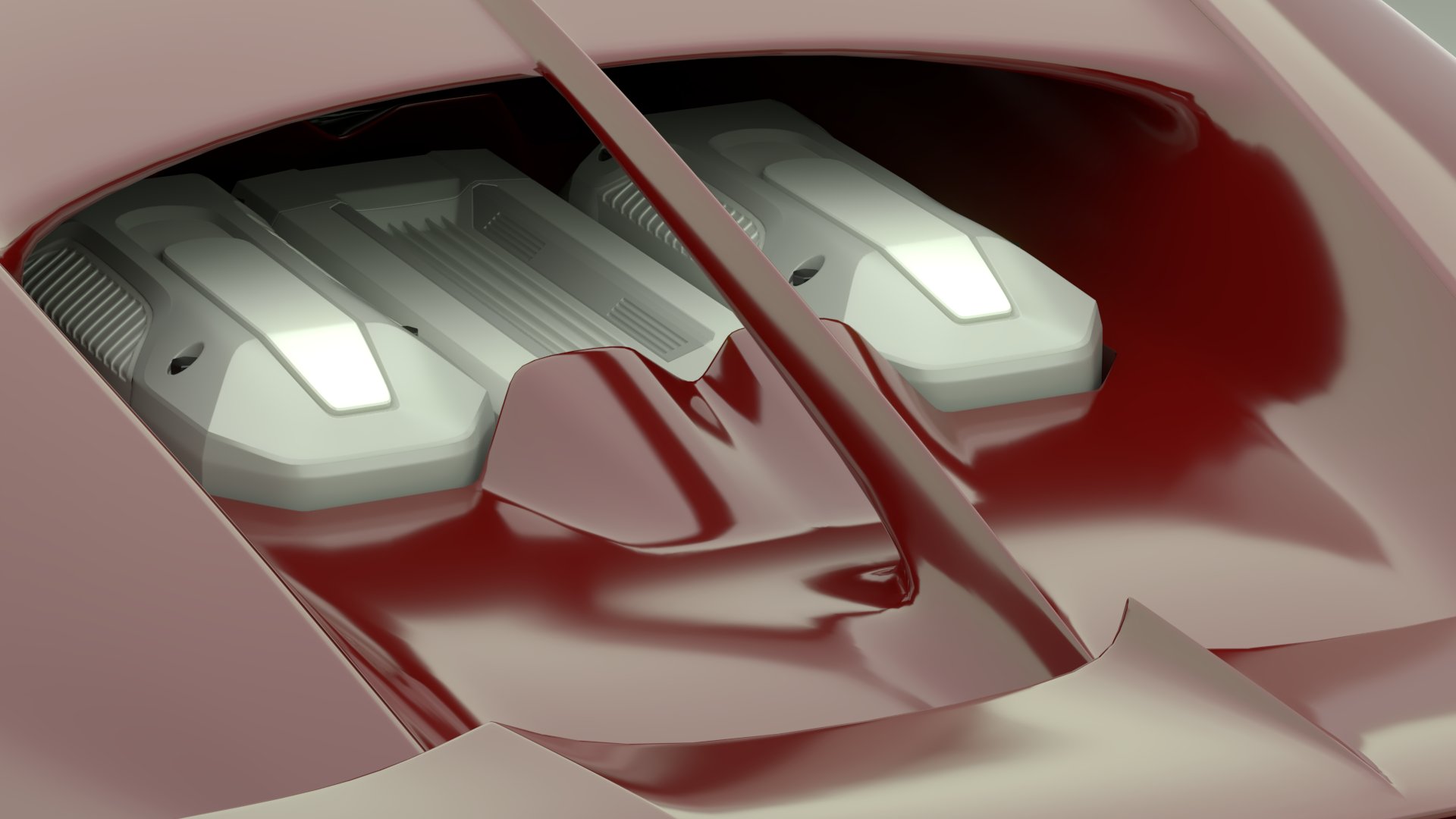 Bugatti Chiron Sport 3D Model White