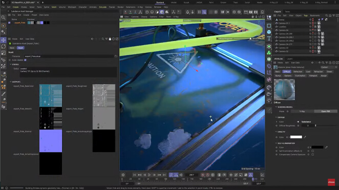 v-ray arayüzü